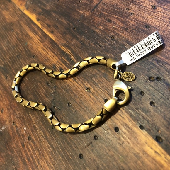 Last Ones!! 9” Solid Brass Snake Bracelet NWT - Picture 4 of 8